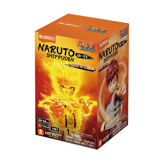 Naruto Blokees: 4- inch Gravity Model Kit- GV03 Heart of a Ninja (Blind Boxes)