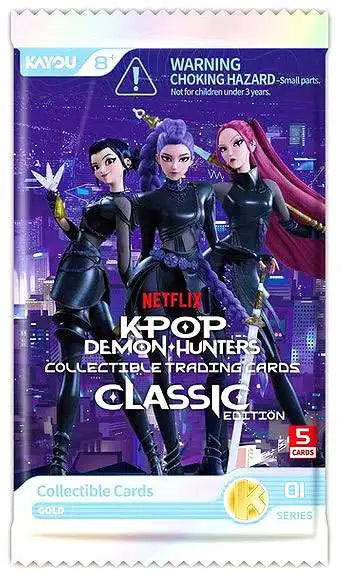 Kayou KPop Demon Hunters World Tour Classic Edition 001-NA-Series 1-A Trading Card Booster Single Pack