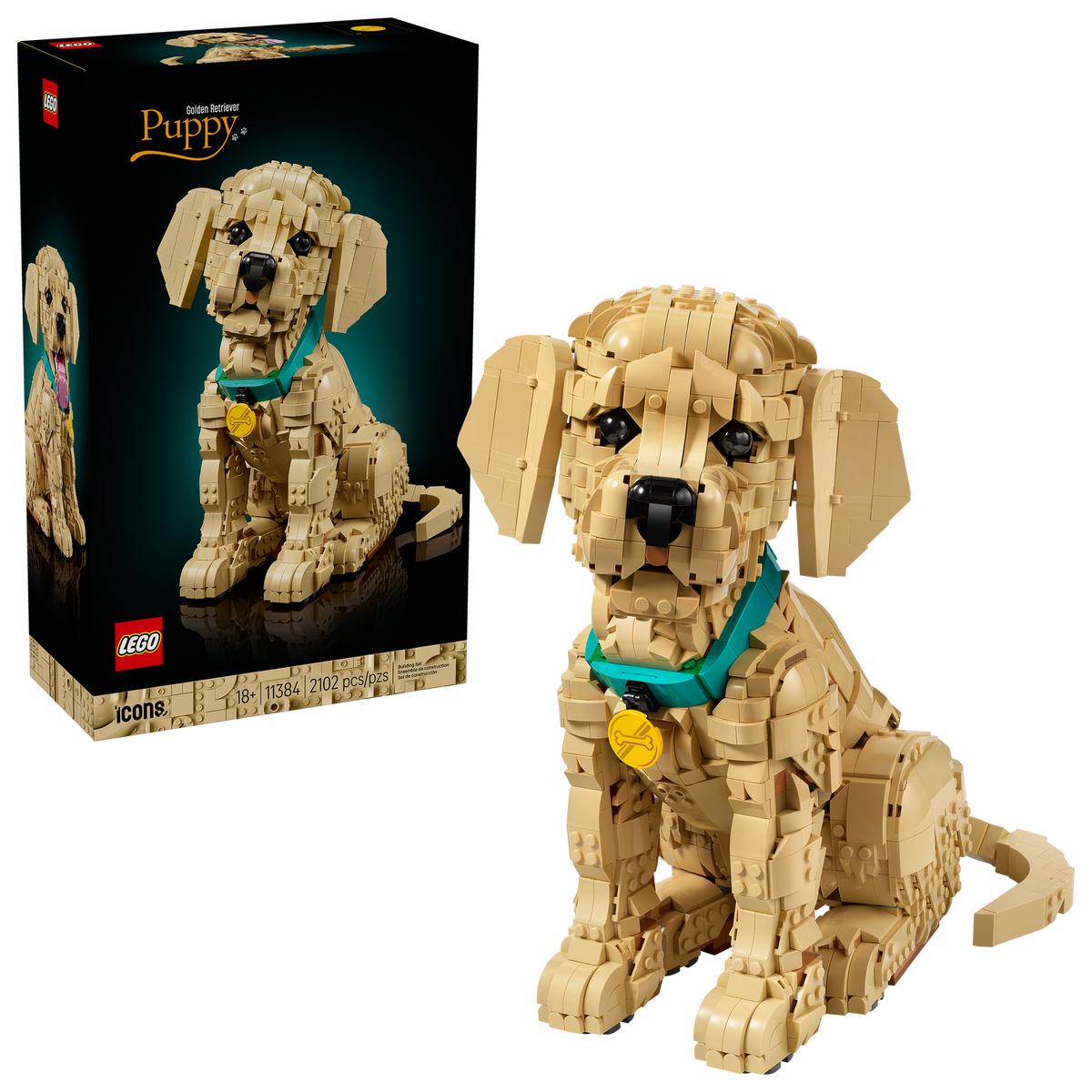 Golden Retriever Puppy — LEGO 11384 — view 3