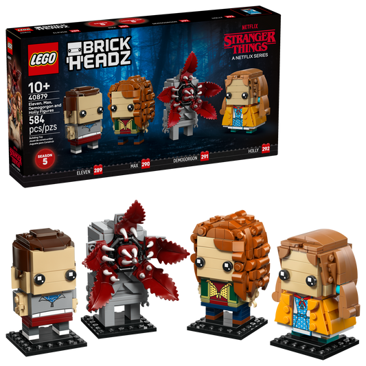Eleven, Max, Demogorgon and Holly Figures — LEGO 40879 — view 2