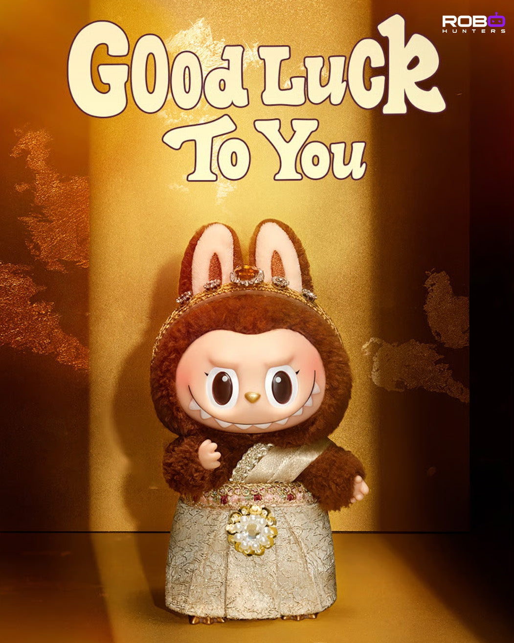 POP MART THE MONSTERS GOOD LUCK TO YOU - Vinyl Plush Hanging Card