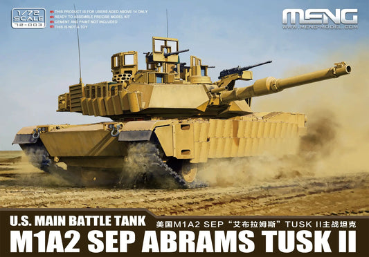1/72 U.S. Main Battle Tank M1A2 SEP ABRAMS TUSK II