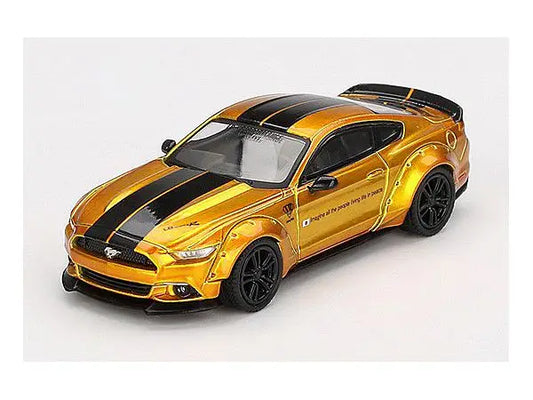 1/64 LB WORKS Ford Mustang LB Gold (Left-Hand Drive)