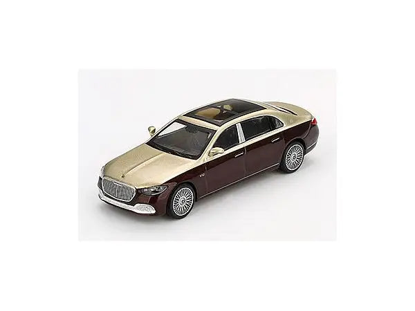 1/64 Mercedes-Maybach S680 Gold/Dark Red Metallic (Left Hand Drive)