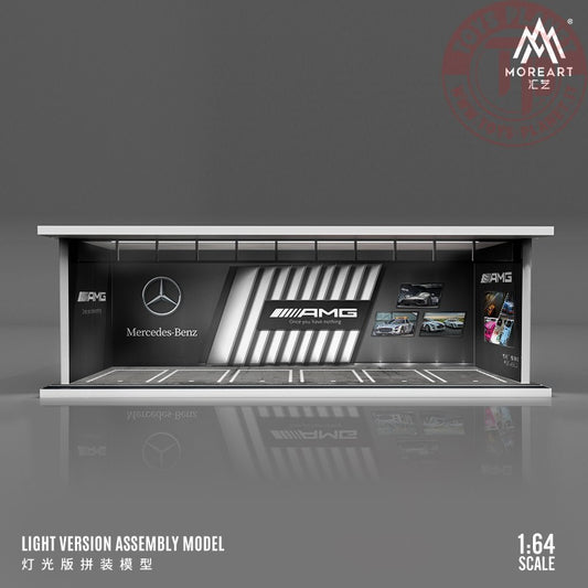 MoreArt 1/64 parking garage amg with light