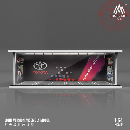MoreArt 1/64 parking garage toyota with light