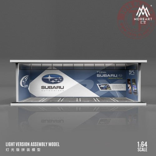 MoreArt 1/64 parking garage subaru with light