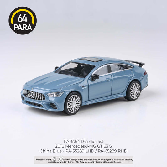 1/64 Mercedes-AMG GT 63 S China Blue RHD