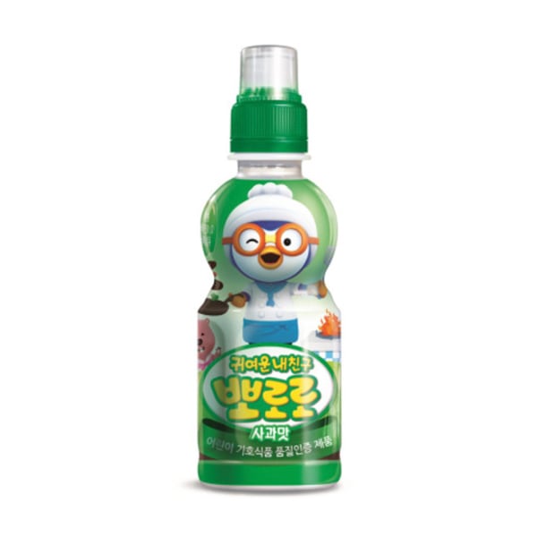 Paldo Pororo apple drink — single bottle