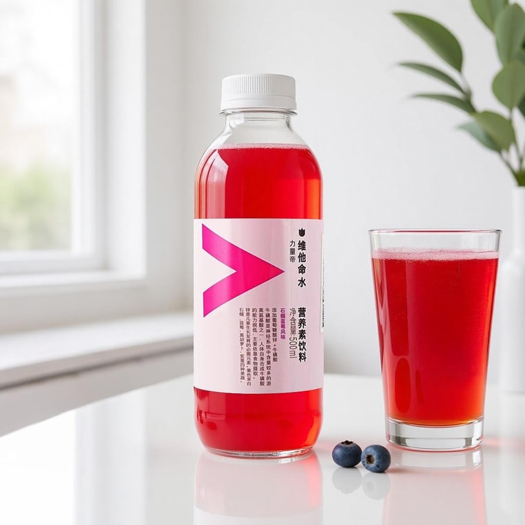 PowerX pomegranate blueberry vitamin water 500ml bottle