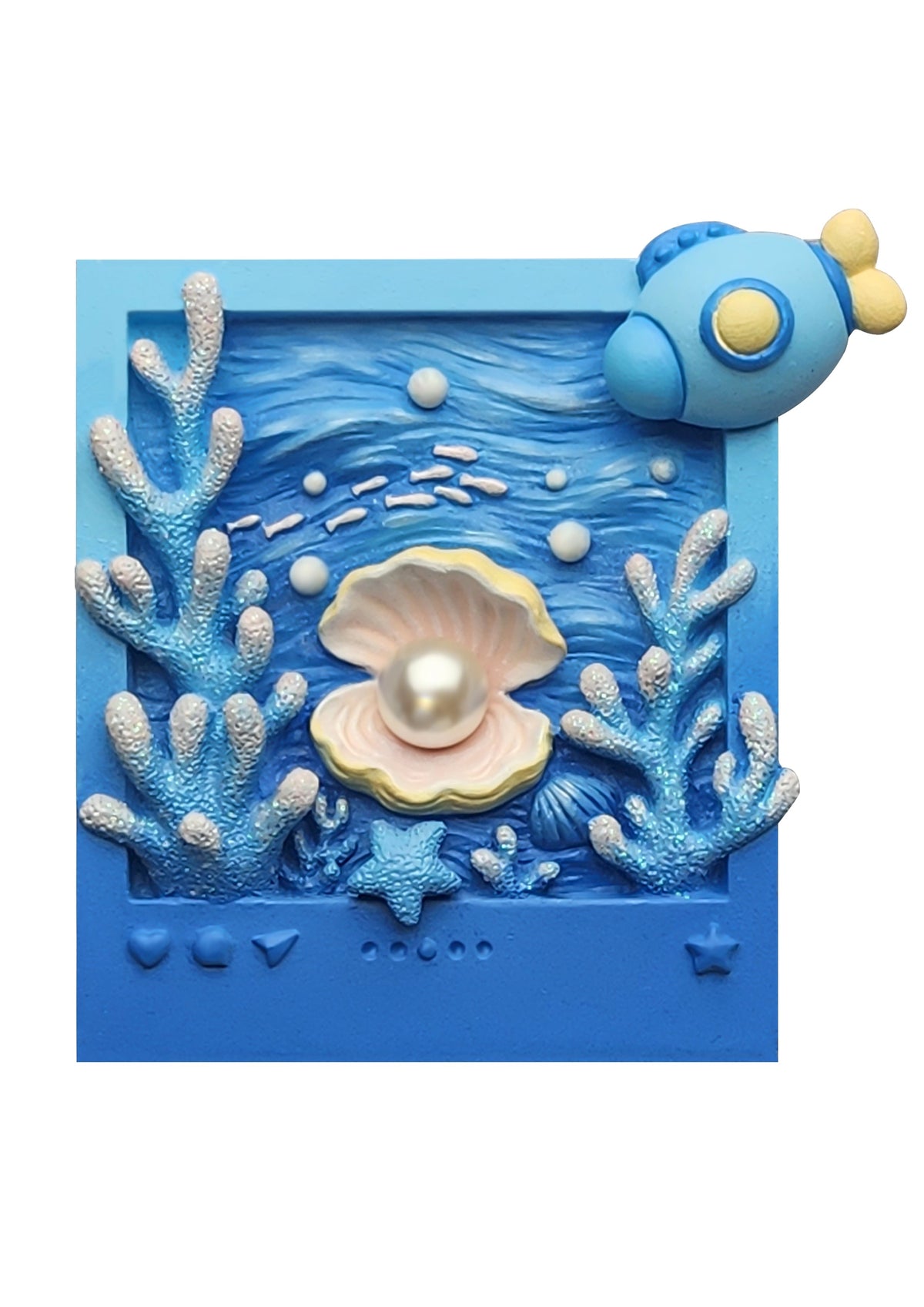 Twenty thousand leagues under the sea painted magnet