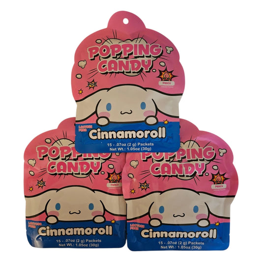 Sanrio Cinnamoroll Popping Candy Peach Flavor 12x1.05oz