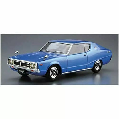 Aoshima 1/24 No.49 NISSAN KGC110 SKYLINE HT2000GT-X 1974 Kit 4905083061077