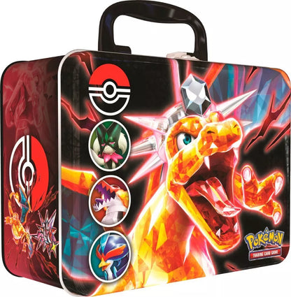 Pokemon 2023 FALL Collector's Chest Tin Set [6 Booster Packs, 3 Foil Cards, Coin, Stickers & More]