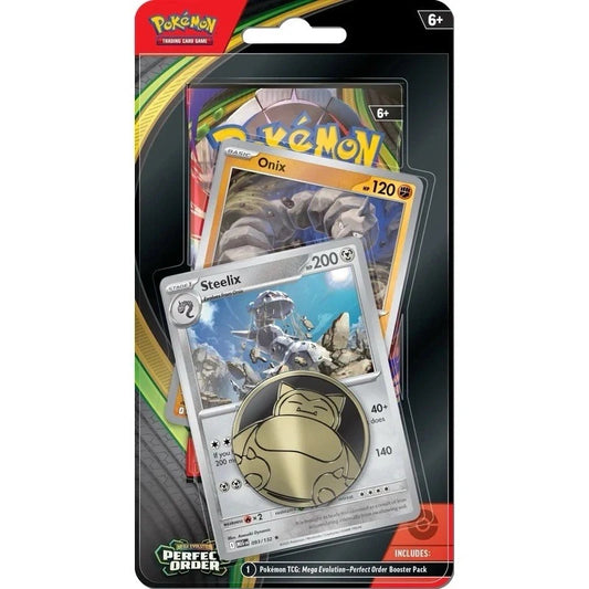 Pokemon Perfect Order Onix Steelix Coin Blister Pack Brand New