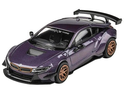 1/64 Liberty Walk BMW i8 Twilight Purple/Gold Wheels LHD