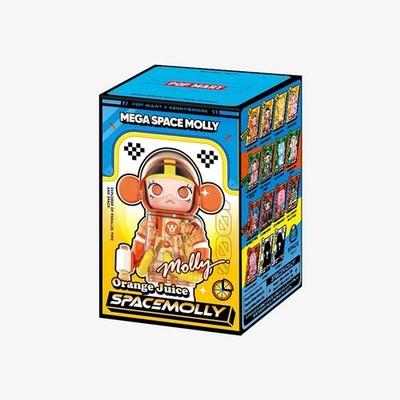 POP MART MEGA SPACE MOLLY 100% Series 4 Figure [ ORANGE JUICE ]
