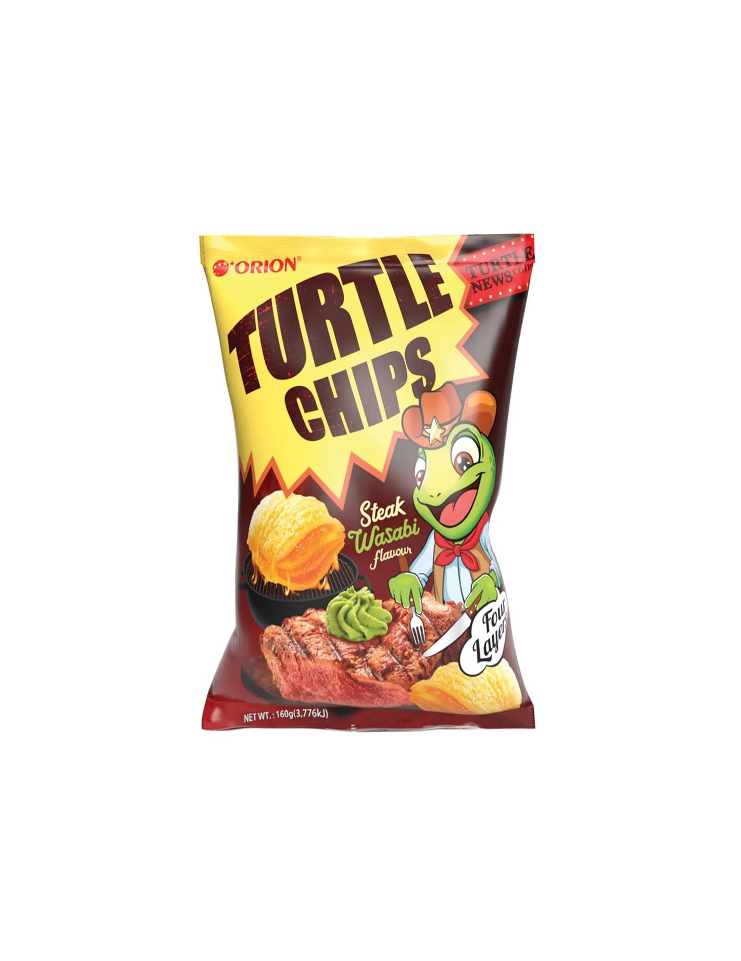 Orion 18179 Turtle Chips Steak Wasabi