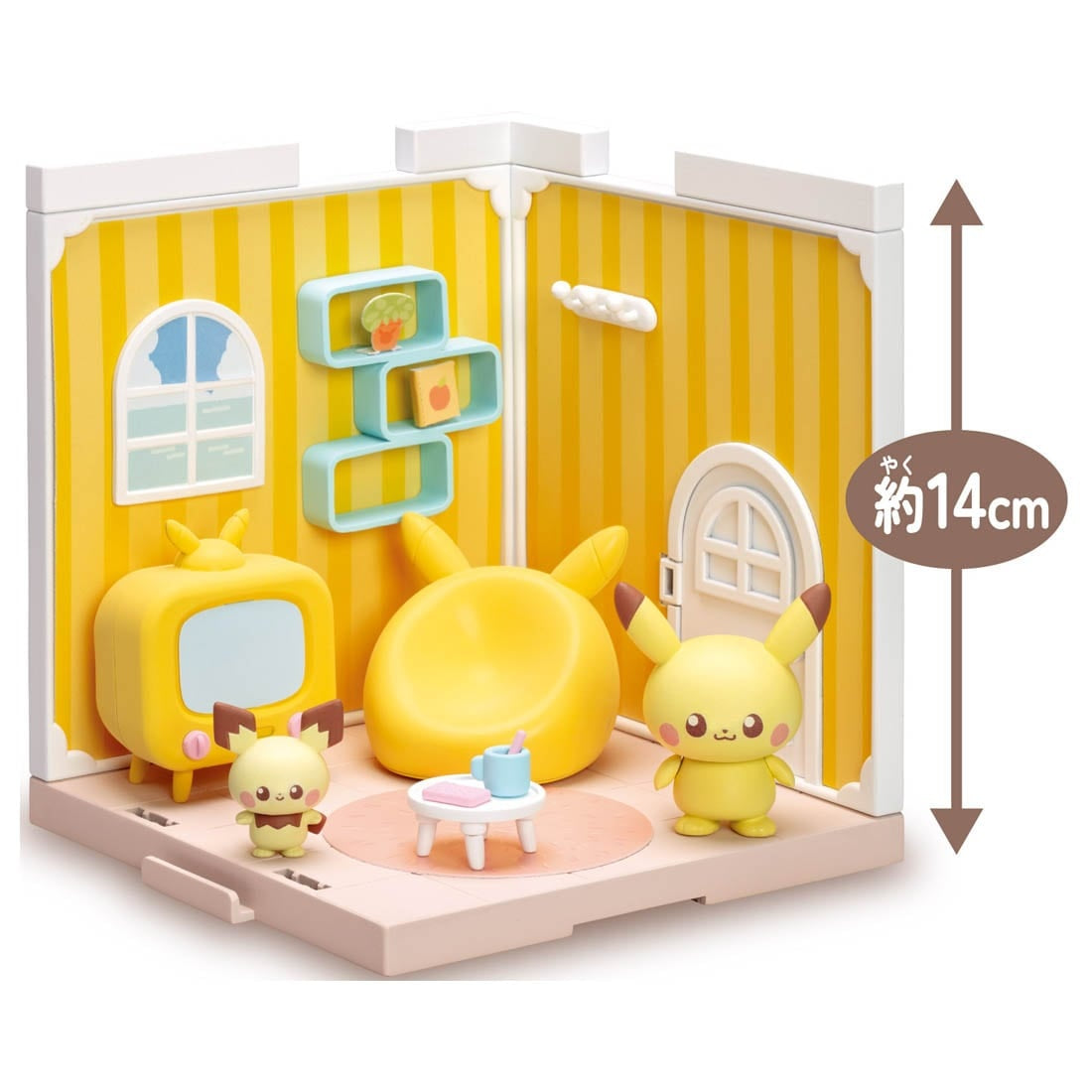 Pokemon Poke Peace House Living Room Pikachu & Pichu