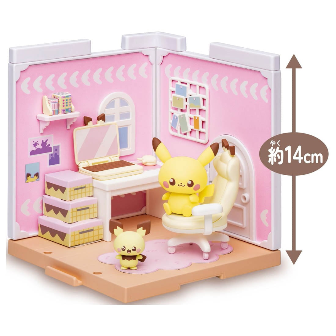 Pokemon Poke Peace House Hobby Room Pichu & Pikachu