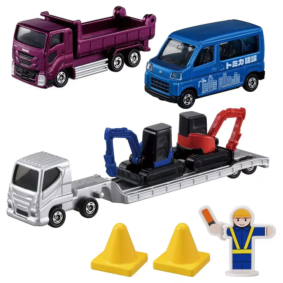 Tomica Let's Build a Town! Tomica Town Construction Site Set