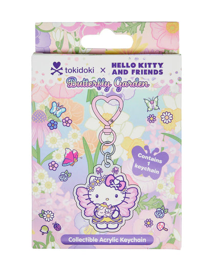 tokidoki x Hello Kitty and Friends Butterfly Garden Carabiner Acrylic Keychain Blind Box