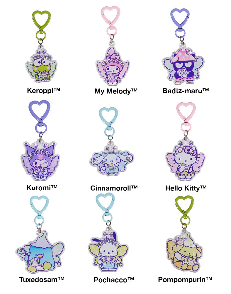 tokidoki x Hello Kitty and Friends Butterfly Garden Carabiner Acrylic Keychain Blind Box