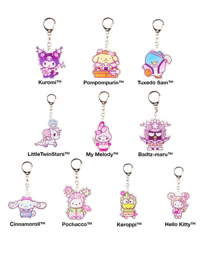tokidoki x Hello Kitty and Friends Cherry Blossom Acrylic Keychain Blind Box
