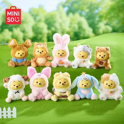 Miniso Disney Winnie the Pooh Series Naughty Party Vinyl Plush Blind Box
