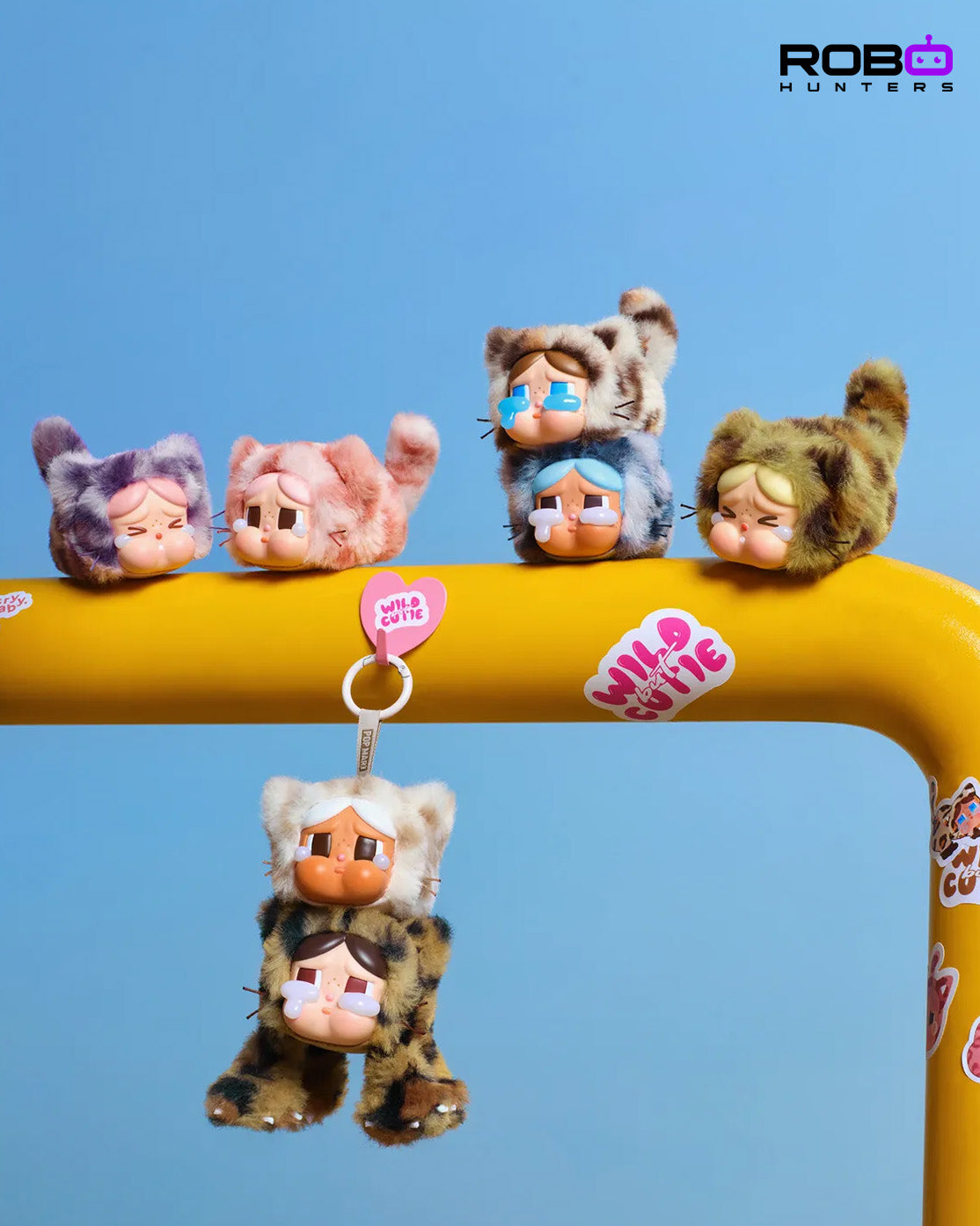 POP MART CRYBABY Wild but Cutie Series - Vinyl Plush Pendant Blind Box