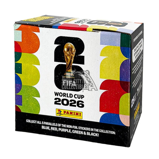 2026 Panini FIFA World Cup Soccer 25-Pack Sticker Box
